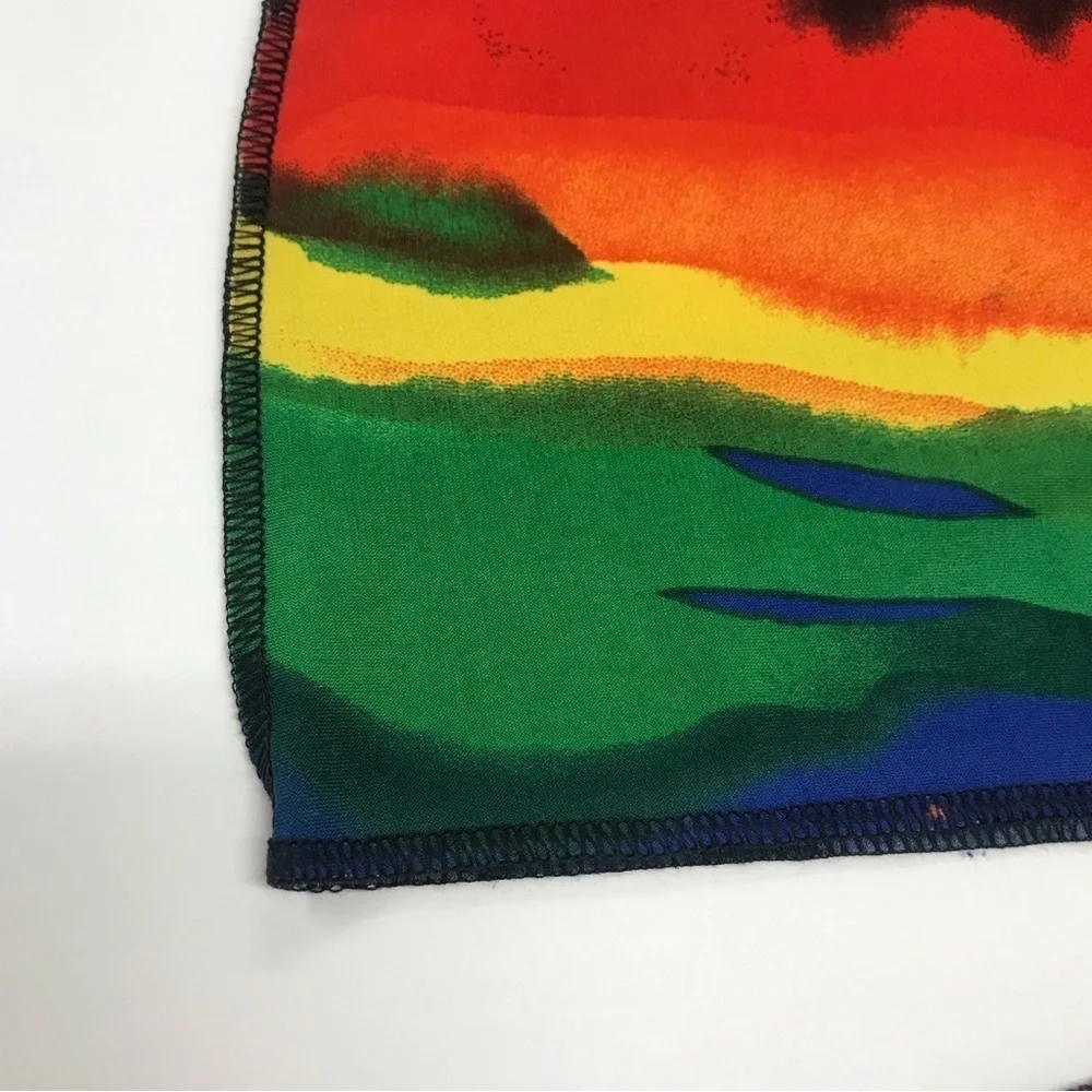 Jersey Durag Head Scarf Turban Multicolored Long Tail Stretch Wave Cap - Picture 11 of 14